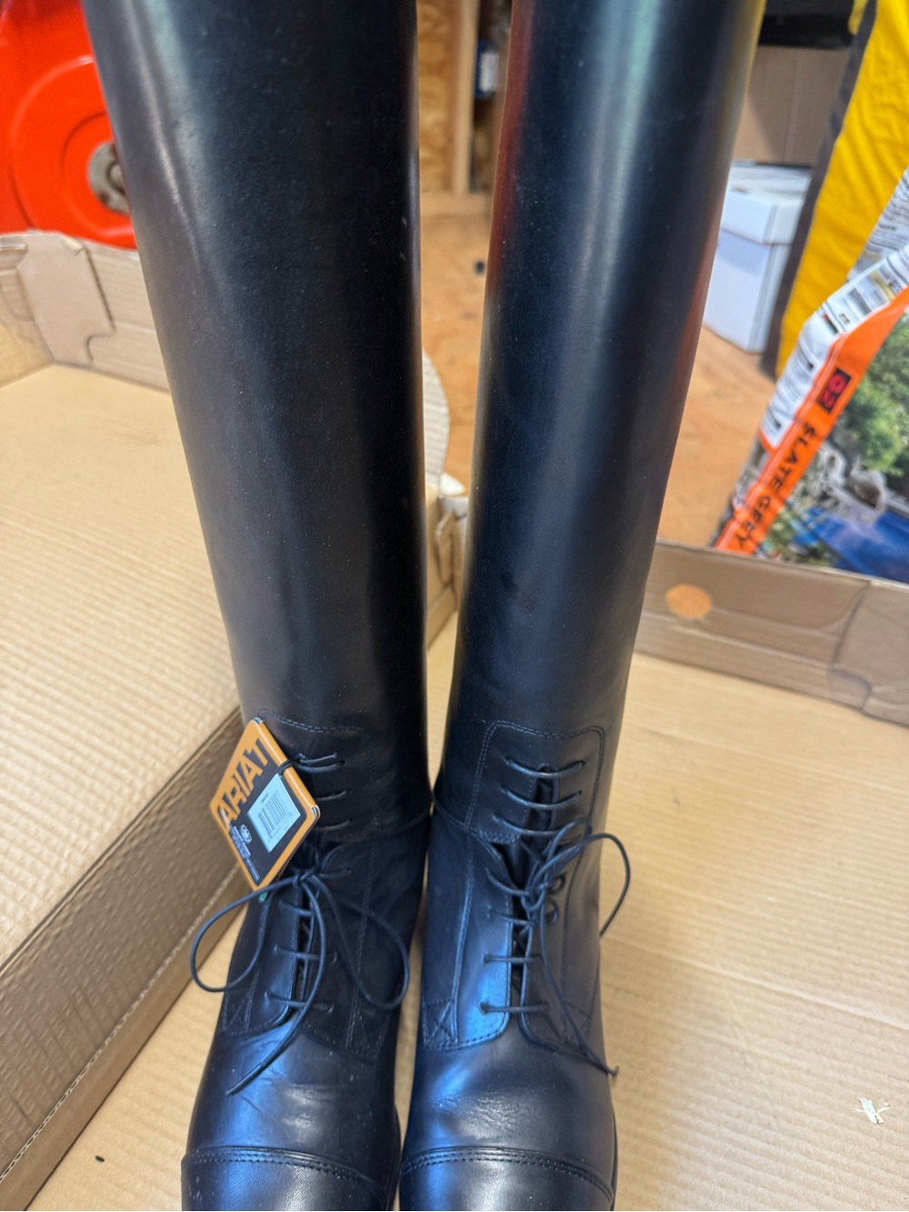 Ariat Heritage Field Zip Tall Riding Boot Full Calf, Size 8.5 NWB - Picture 7 of 11
